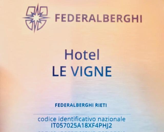 Hotel Le Vigne Contigliano Dış mekan fotoğraf